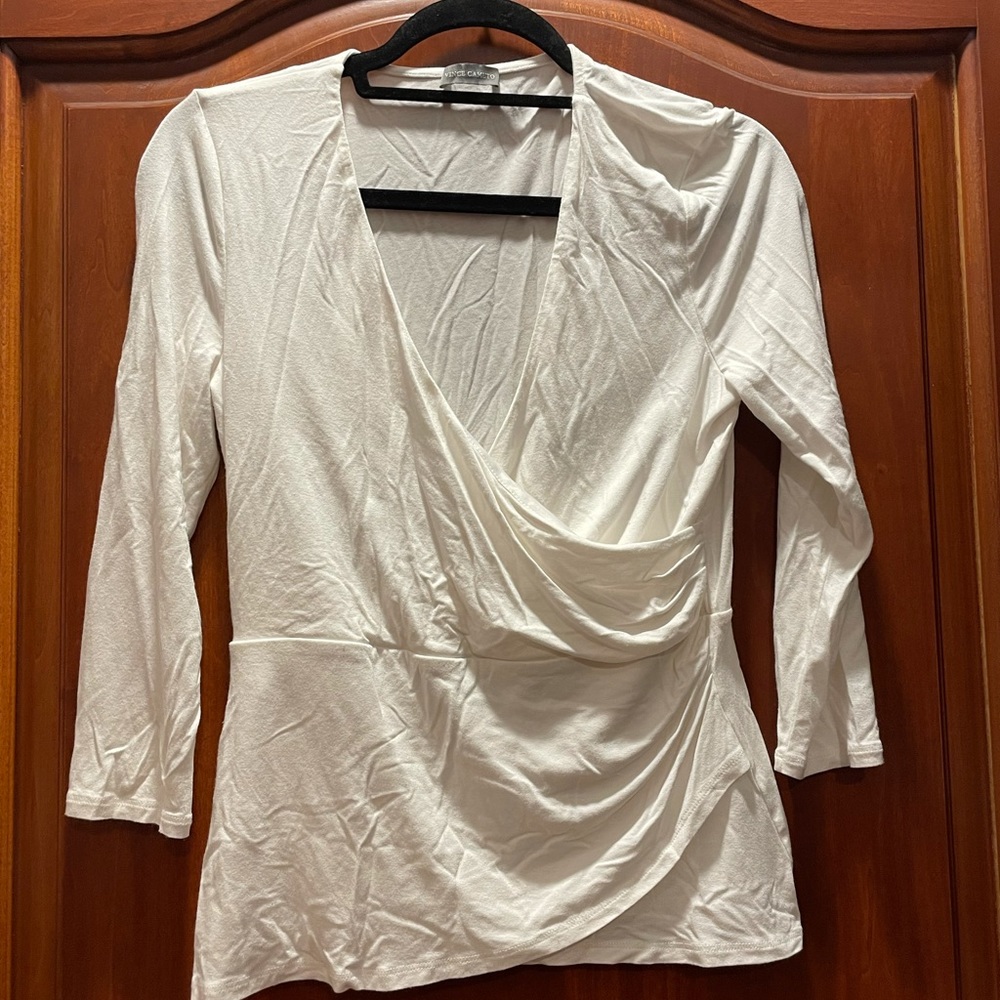 Vince Camuto white blouse
